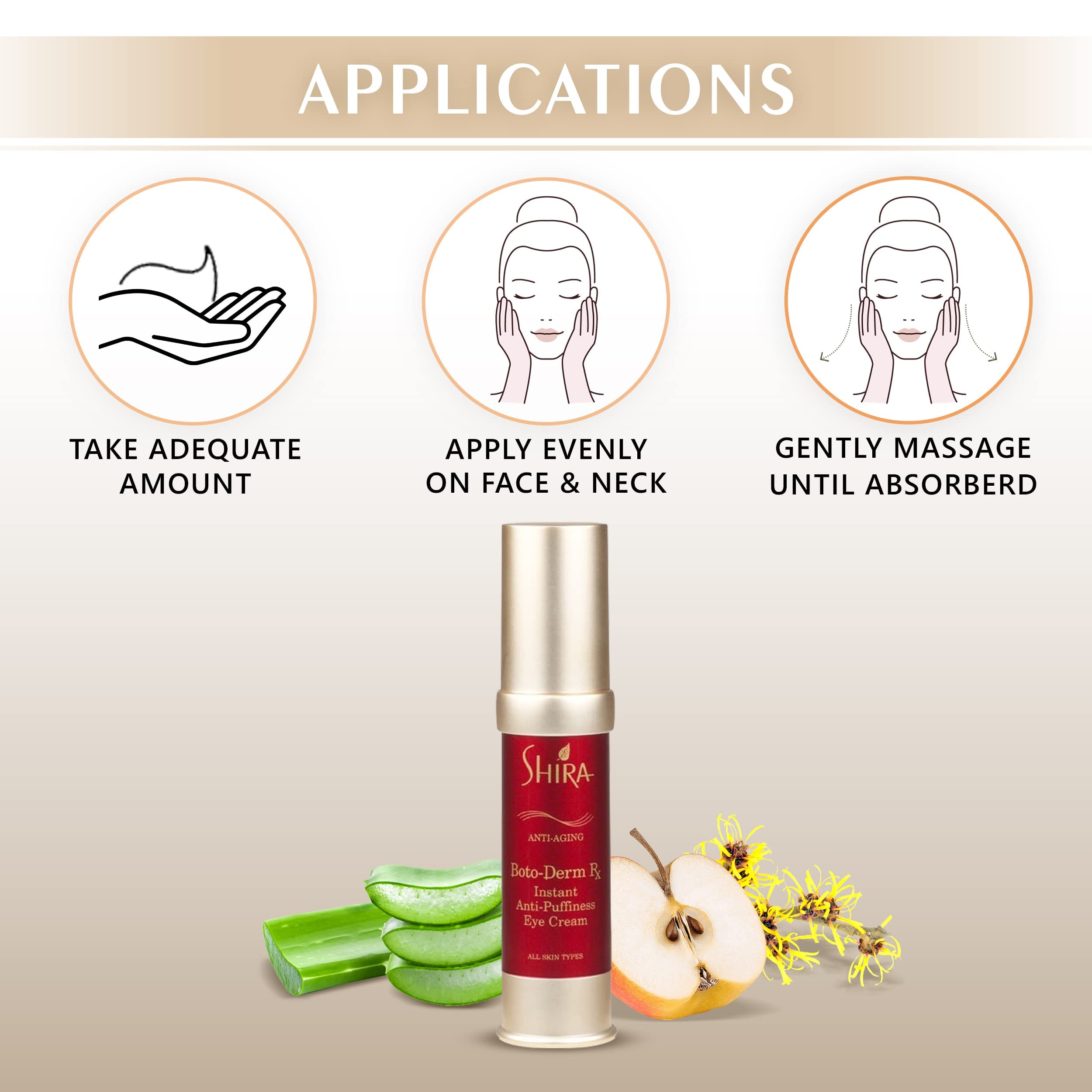 Anti Aging Instant Puffiness Eye Cream, 2.2 Ounce